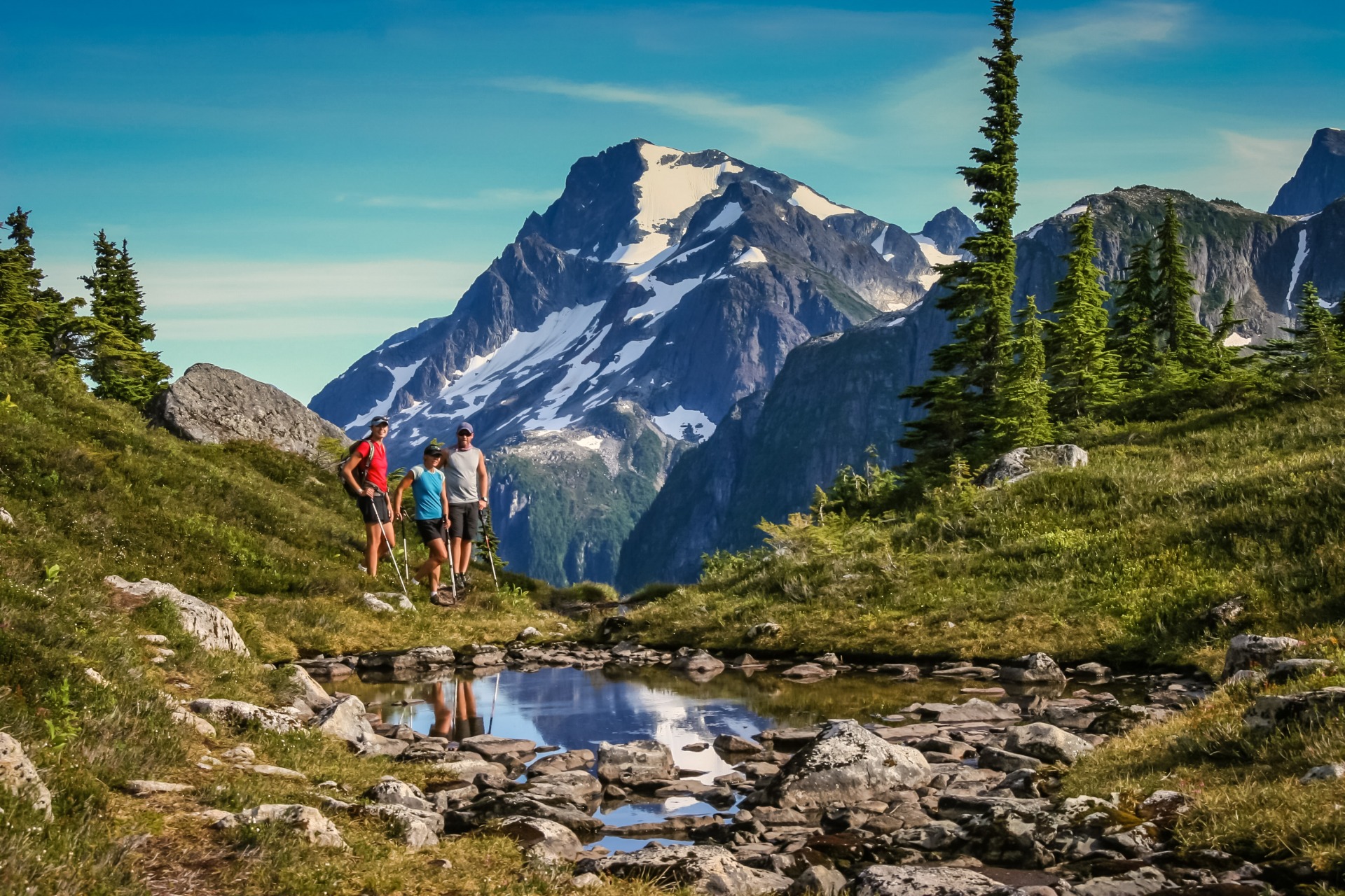 Alpine hiking Bella Coola BC