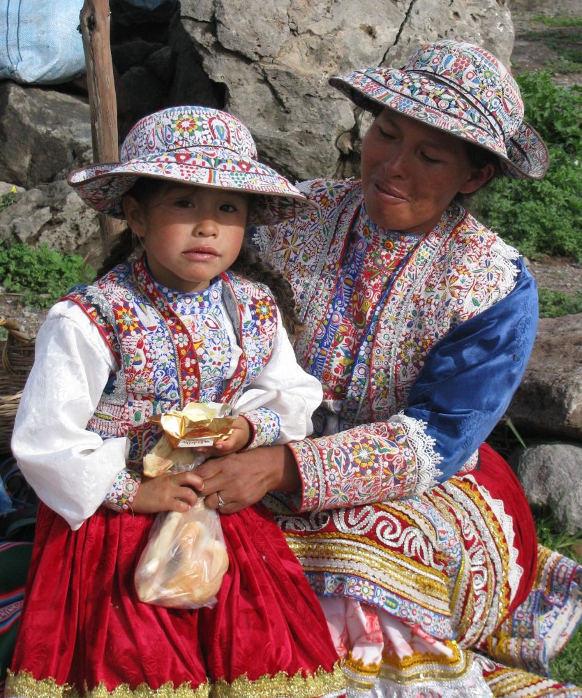Typical costumes of Colca