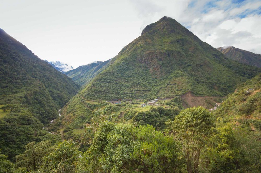 Campsite on the Salkantay trek