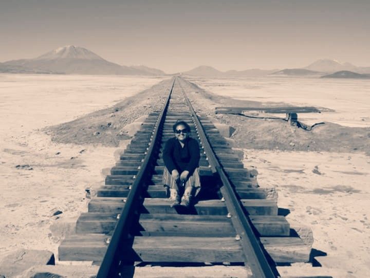 Railway Reverie: Chillin' on Uyuni's Tracks