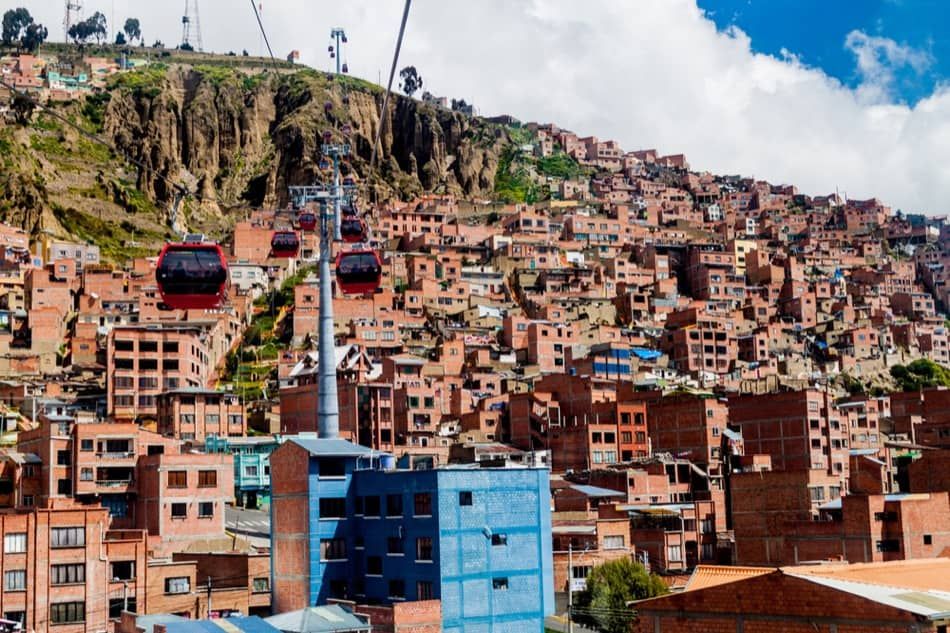Sky-high La Paz