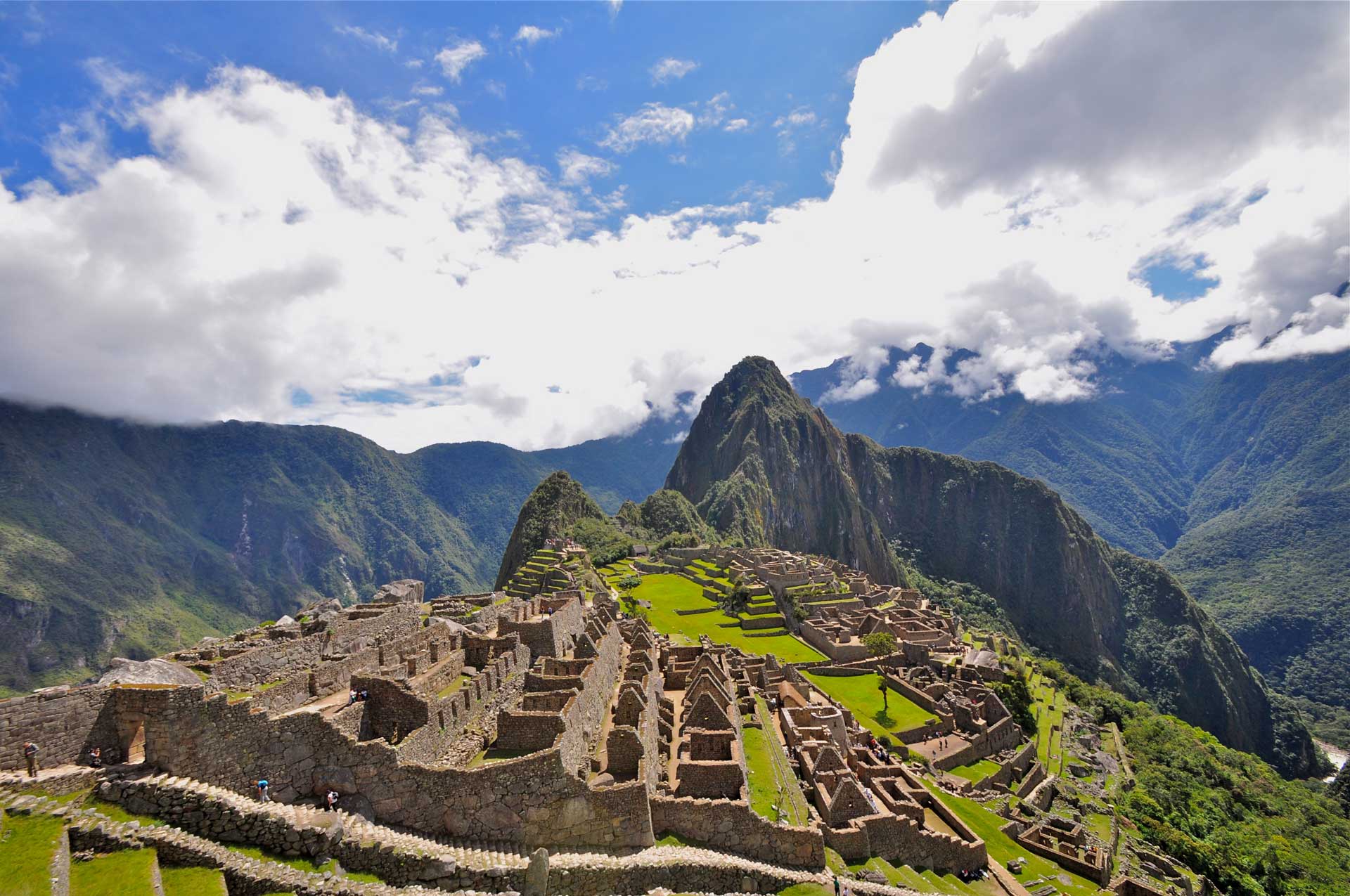 Classic image of Machu Picchu taken on one of our custom tours of Peru 